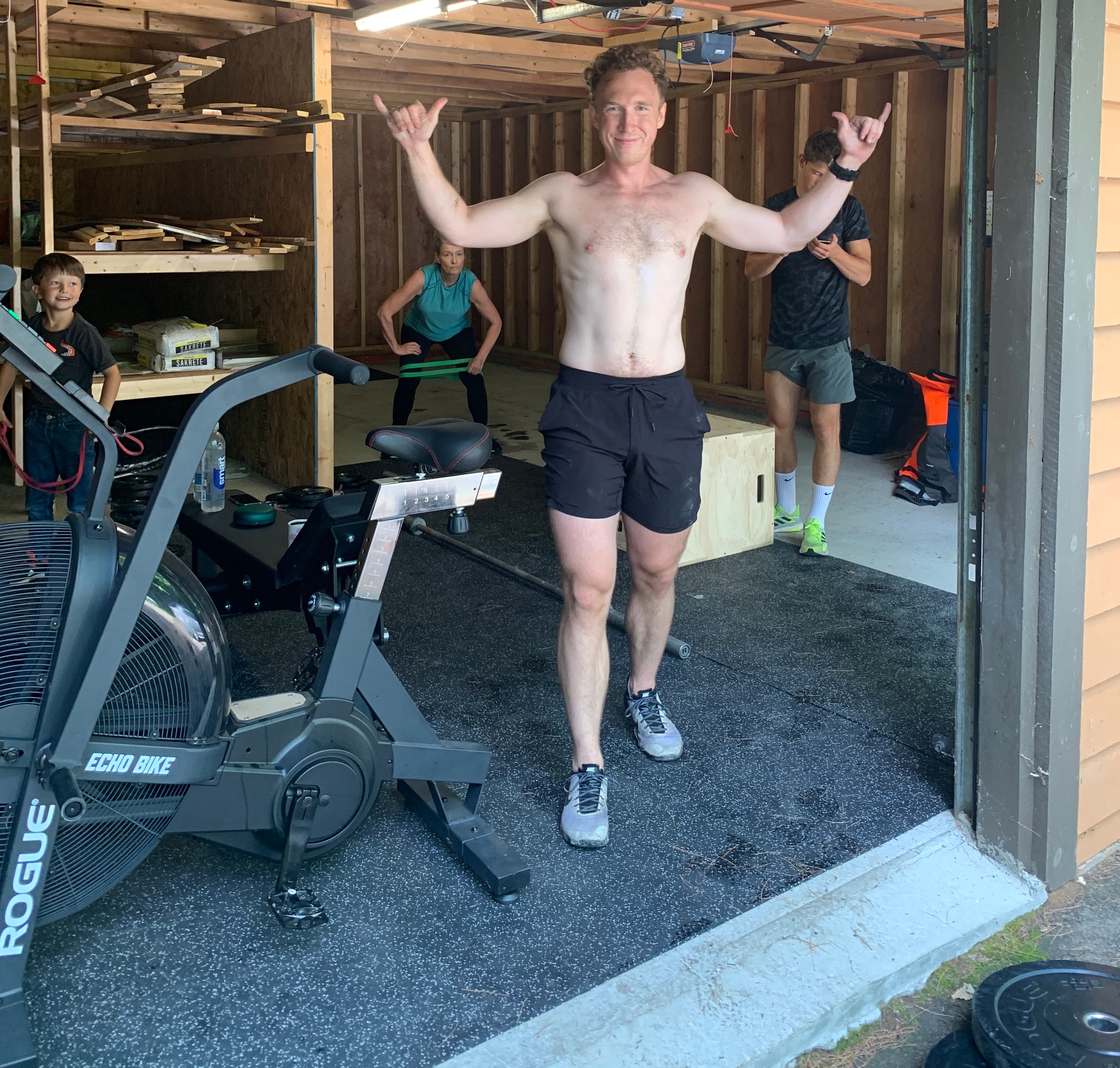 The Eskildsens fitting in a workout The Eskildsens fitting in a workout