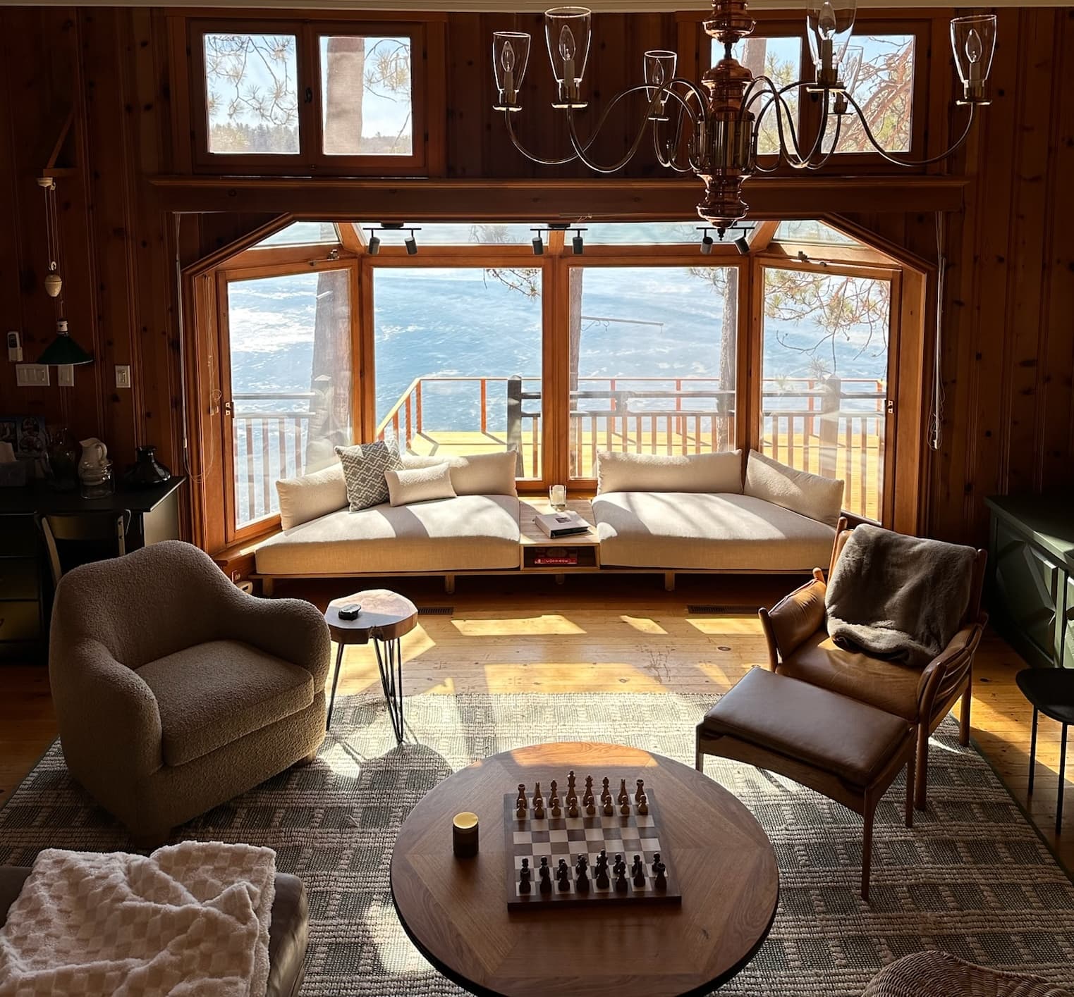 Hyggehytte interior Hyggehytte interior