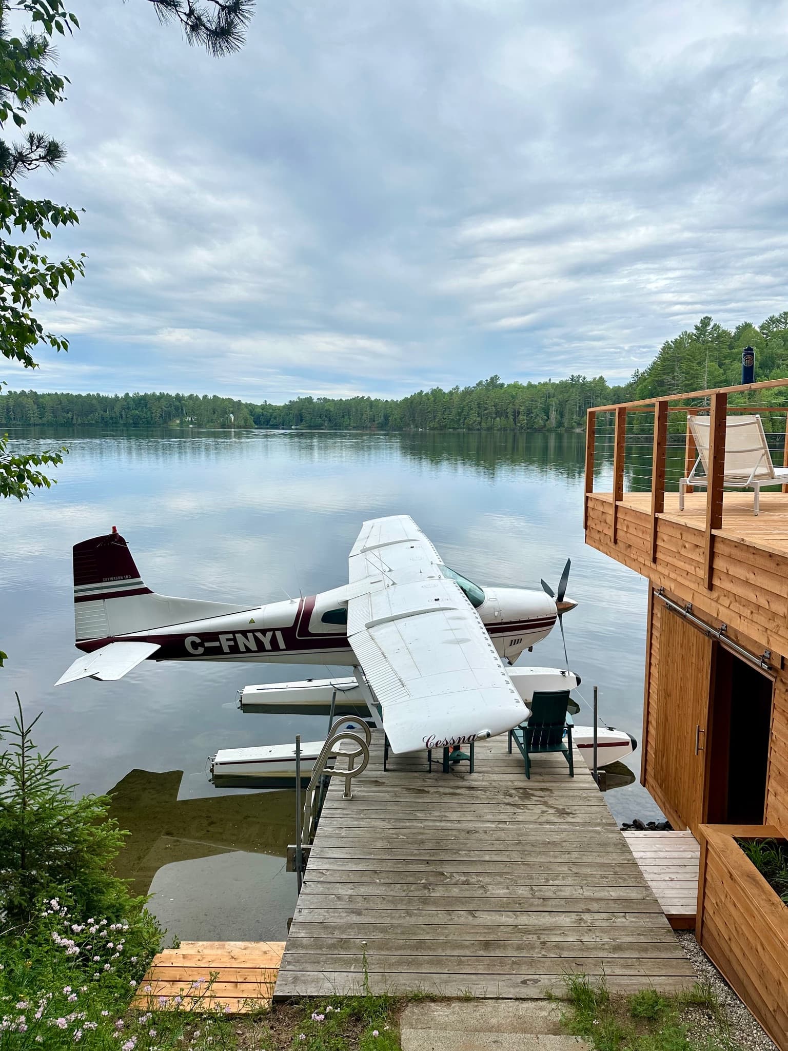 Nick visiting the cottage Nick visiting the cottage